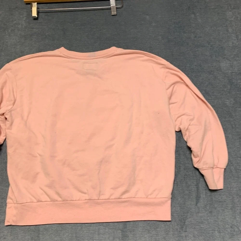 Converse Chuck Taylor All Star Sweatshirt Girls Large 12-13 Pink Fleece Lined